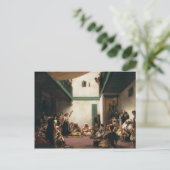 Eugene Delacroix-A Jewish wedding in Morocco Briefkaart (Staand voorkant)