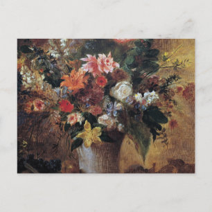 Eugene Delacroix  Bouquet van Bloemen Briefkaart