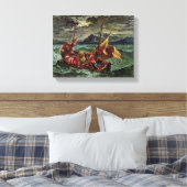 Eugene Delacroix - Christus in het Zee van Galilea Canvas Afdruk (Insitu (Slaapkamer))