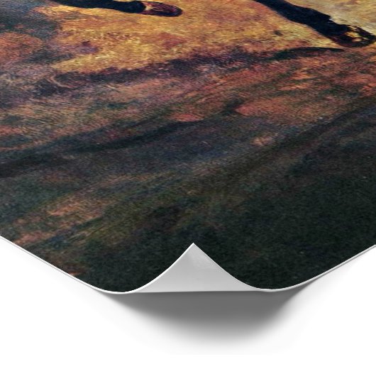 Eugene Delacroix - Combat of Giaour and Pasha Poster (Hoek)