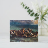 Eugene Delacroix - De schipbreuk van Don Juan Briefkaart (Staand voorkant)