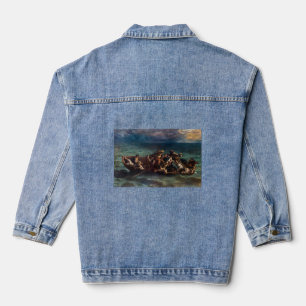 Eugene Delacroix - De schipbreuk van Don Juan Denim Jacket