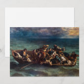 Eugene Delacroix - De schipbreuk van Don Juan Kaart (Voorkant / Achterkant)