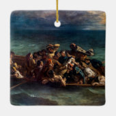 Eugene Delacroix - De schipbreuk van Don Juan Keramisch Ornament (Achterkant)