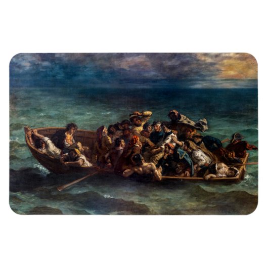 Eugene Delacroix - De schipbreuk van Don Juan Magneet (Horizontaal)