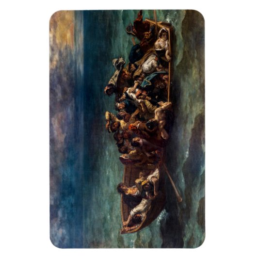 Eugene Delacroix - De schipbreuk van Don Juan Magneet (Verticaal)