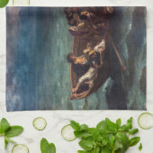 Eugene Delacroix - De schipbreuk van Don Juan Theedoek (Gevouwen)