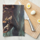 Eugene Delacroix - De schipbreuk van Don Juan Theedoek (Quarter Fold)