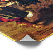 Eugene Delacroix - De sultan van Marokko Poster (Hoek)