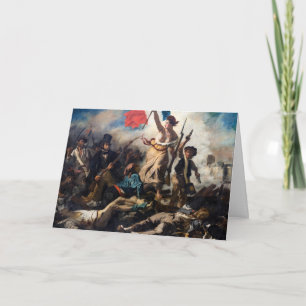 Eugene Delacroix - De Vrijheid Leidt het Volk Kaart