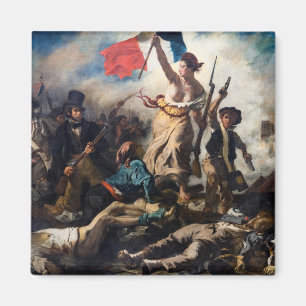 Eugene Delacroix - De Vrijheid Leidt het Volk Magneet