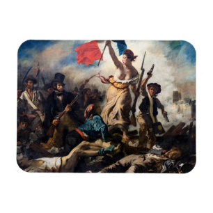 Eugene Delacroix - De Vrijheid Leidt het Volk Magneet