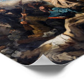 Eugene Delacroix - De Vrijheid Leidt het Volk Poster (Hoek)