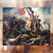 Eugene Delacroix - De Vrijheid Leidt het Volk Raamsticker (Vel 2)