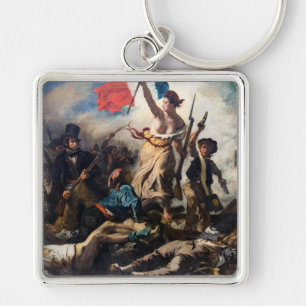 Eugene Delacroix - De Vrijheid Leidt het Volk Sleutelhanger