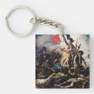 Eugene Delacroix - De Vrijheid Leidt het Volk Sleutelhanger
