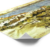 Eugene Delacroix - Golf van Tangier in Marokko Poster (Hoek)