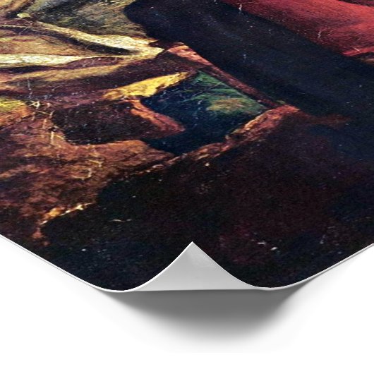 Eugene Delacroix - Hamlet en Horatio Poster (Hoek)