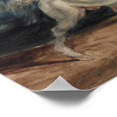 Eugene Delacroix - Horse Frighed by Lightning Poster (Hoek)