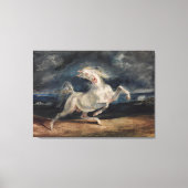 Eugene Delacroix Horse Gevoelig voor bliksem Canvas Afdruk (Voorkant)