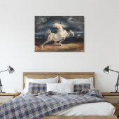 Eugene Delacroix Horse Gevoelig voor bliksem Canvas Afdruk (Insitu (Slaapkamer))