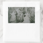 Eugene Delacroix - Le Roy Rene Rechthoekige Sticker (Tas)