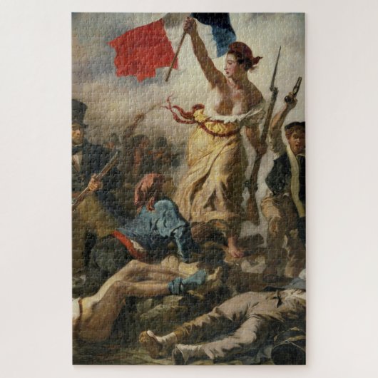 Eugene Delacroix Liberty Leading the people Legpuzzel (Verticaal)