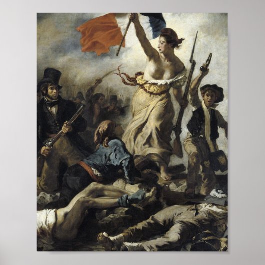 Eugene Delacroix - Liberty Leading the People Poster (Voorkant)