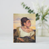 Eugène Delacroix - Orphan in the Cemetery Briefkaart (Staand voorkant)