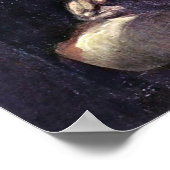 Eugene Delacroix - Portret van George Sand Poster (Hoek)