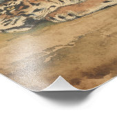 Eugene Delacroix - Royal Tiger Foto Afdruk (Hoek)