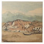 Eugene Delacroix - Royal Tiger Tegeltje (Voorkant)