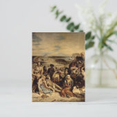 Eugene Delacroix-Scenes uit het bloedbad van Chios Briefkaart (Staand voorkant)