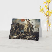Eugene Delacroix - Vrijheidsleider Kaart (Gele Bloem)