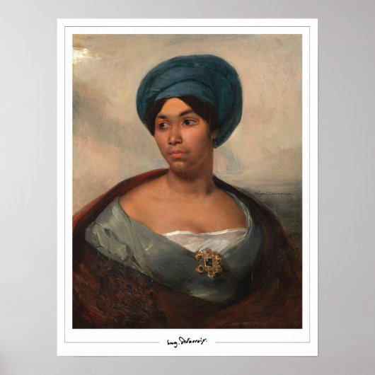 Eugène Delacroix Zedign Art Poster #171 (Voorkant)