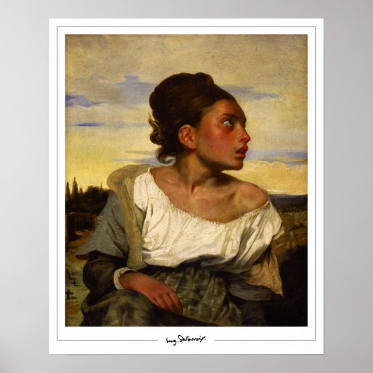 Eugène Delacroix Zedign Art Poster #199 (Voorkant)