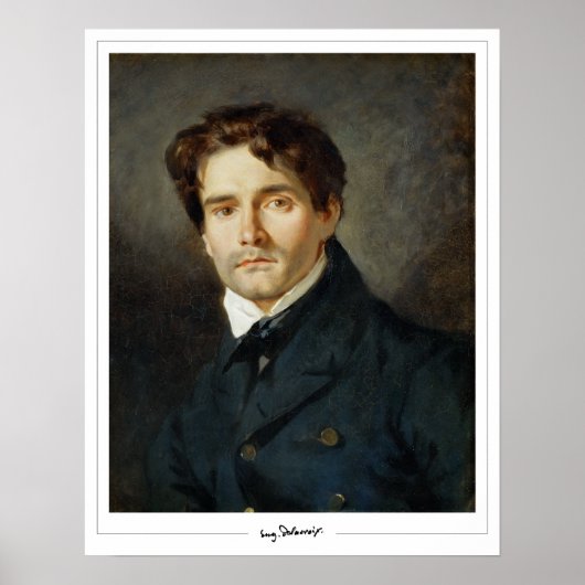 Eugène Delacroix Zedign Art Poster #200 (Voorkant)