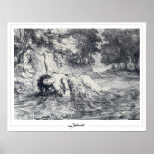 Eugène Delacroix Zedign Art Poster #245 (Voorkant)