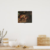 Eugène Delacroix Zedign Art Poster #310 (Keuken)