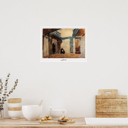 Eugène Delacroix Zedign Art Poster #339 (Keuken)
