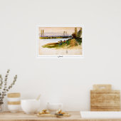 Eugène Delacroix Zedign Art Poster #421 (Keuken)