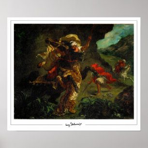 Eugène Delacroix Zedign Art Poster #5