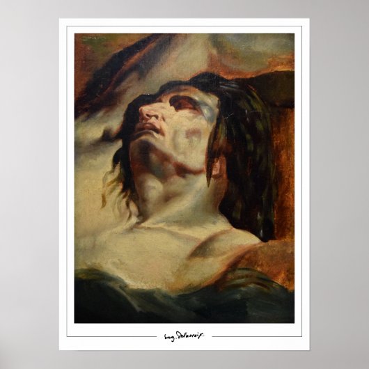 Eugène Delacroix Zedign Art Poster #537 (Voorkant)
