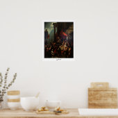 Eugène Delacroix Zedign Art Poster #560 (Keuken)