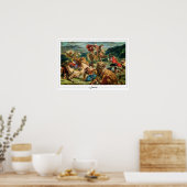 Eugène Delacroix Zedign Art Poster #622 (Keuken)