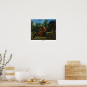 Eugène Delacroix Zedign Art Poster #627 (Keuken)