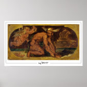 Eugène Delacroix Zedign Art Poster #720 (Voorkant)
