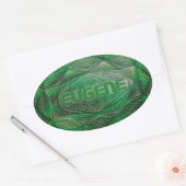 Eugene Emerald Ovale Sticker (Envelop)