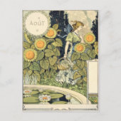 Eugène Grasset août Briefkaart (Voorkant)