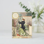 Eugène Grasset février Briefkaart (Staand voorkant)